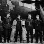 Crew with Wellington R3297 of No, 75 Squadron RAF at Feltwell September 1940