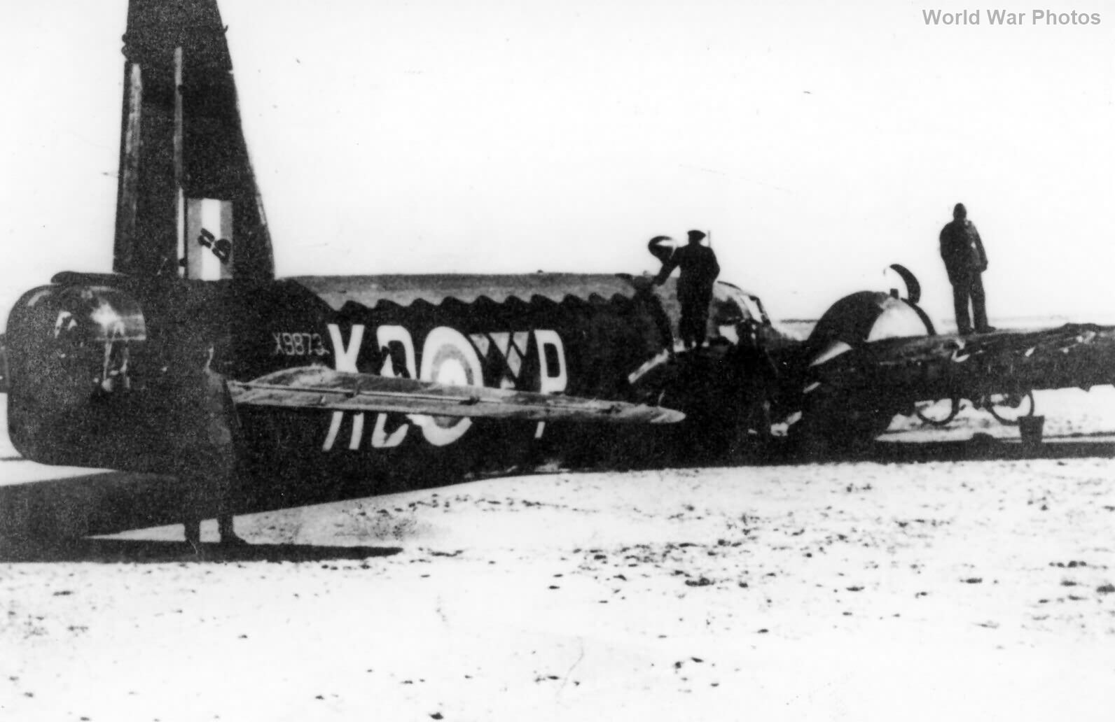 Crashed Wellington Mk IC X9873