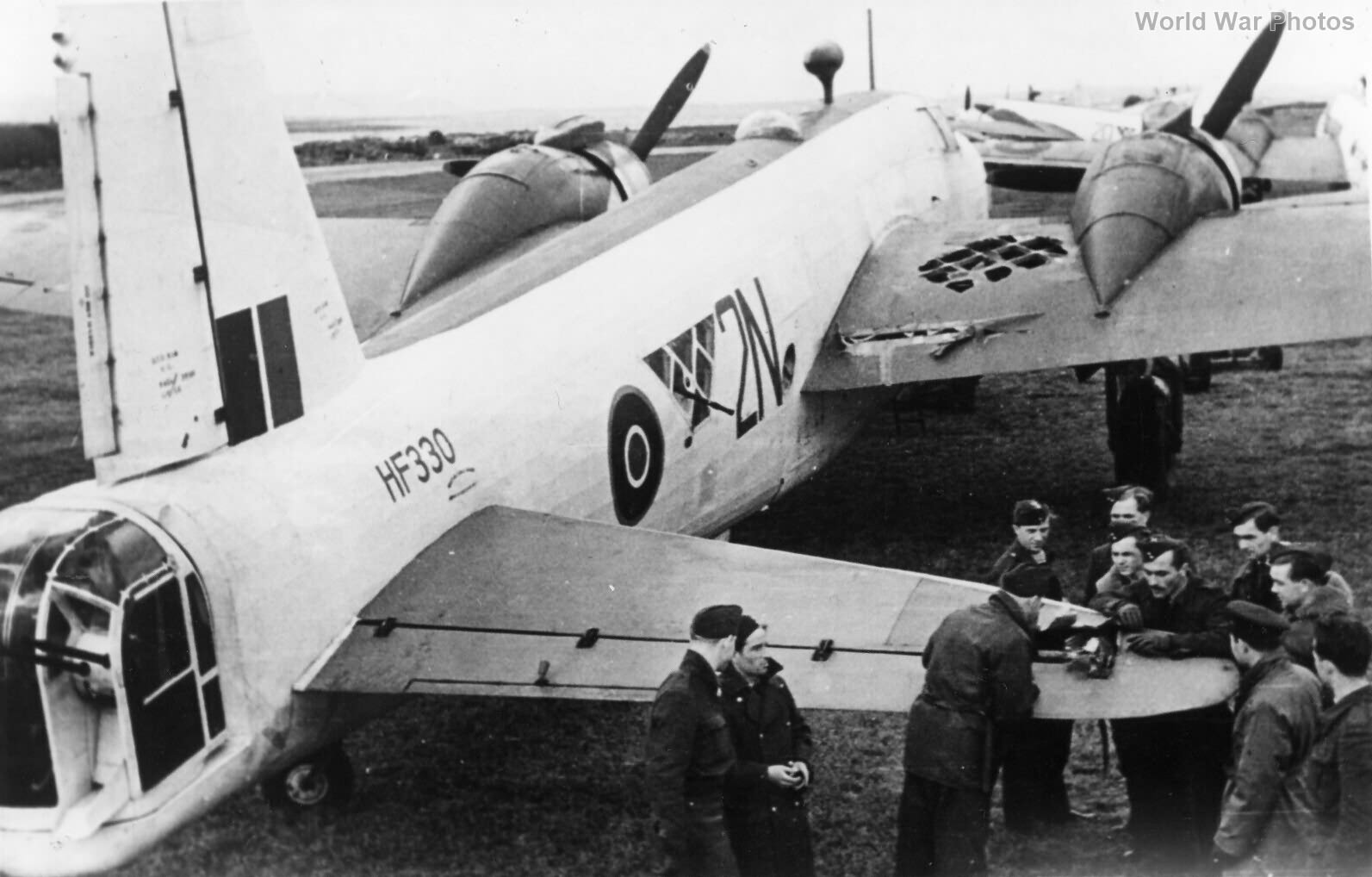 Wellington XIV 304 Sqn after attacking U-Boat