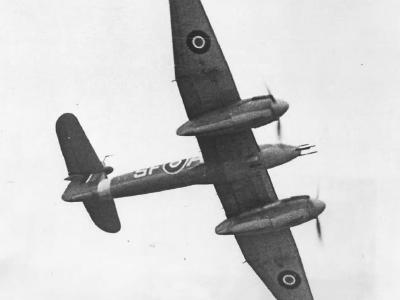 Whirlwind of No. 137 Squadron RAF in flight