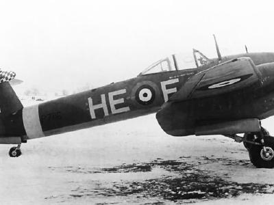 Westland Whirlwind P7116 HE-F on the ground