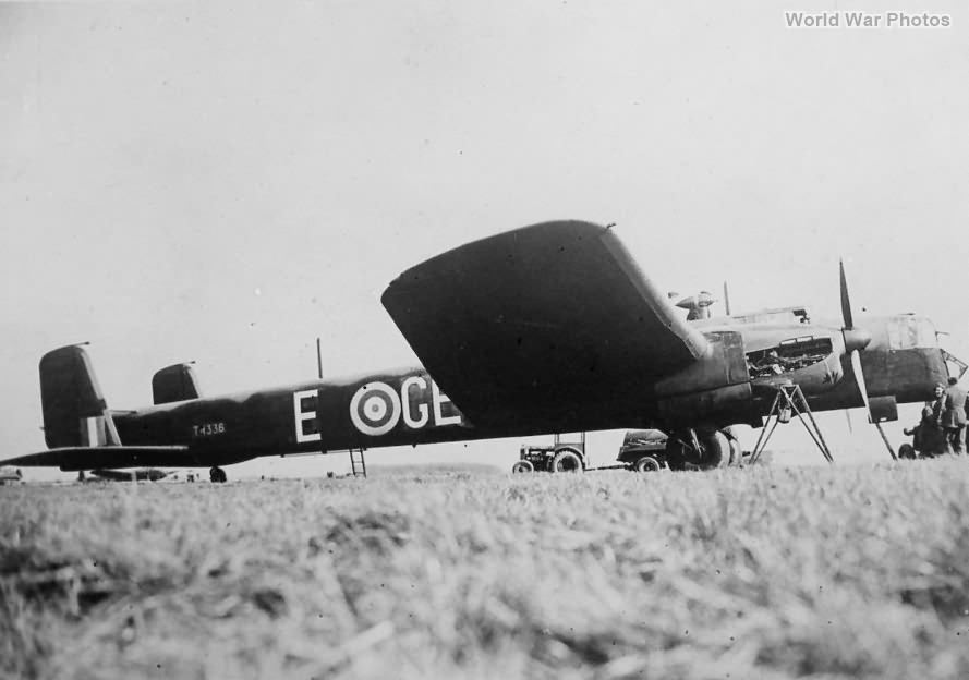 Whitley T4336 GE-E of 58 Sqn