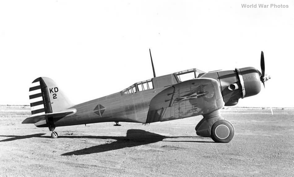 Northrop A-17 at Oakland Airport