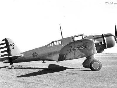 Northrop A-17 at Oakland Airport