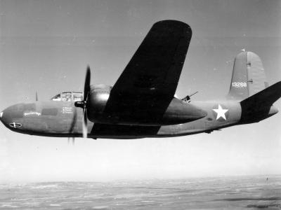 A-20B Havoc Miss Carriage 41-3268 of the 47th BG