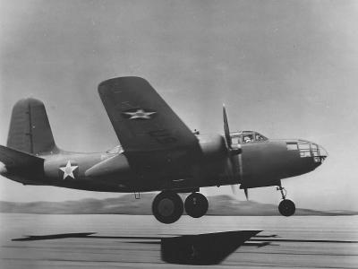 Douglas A-20 take off