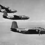 Formation of Douglas A-20A bombers