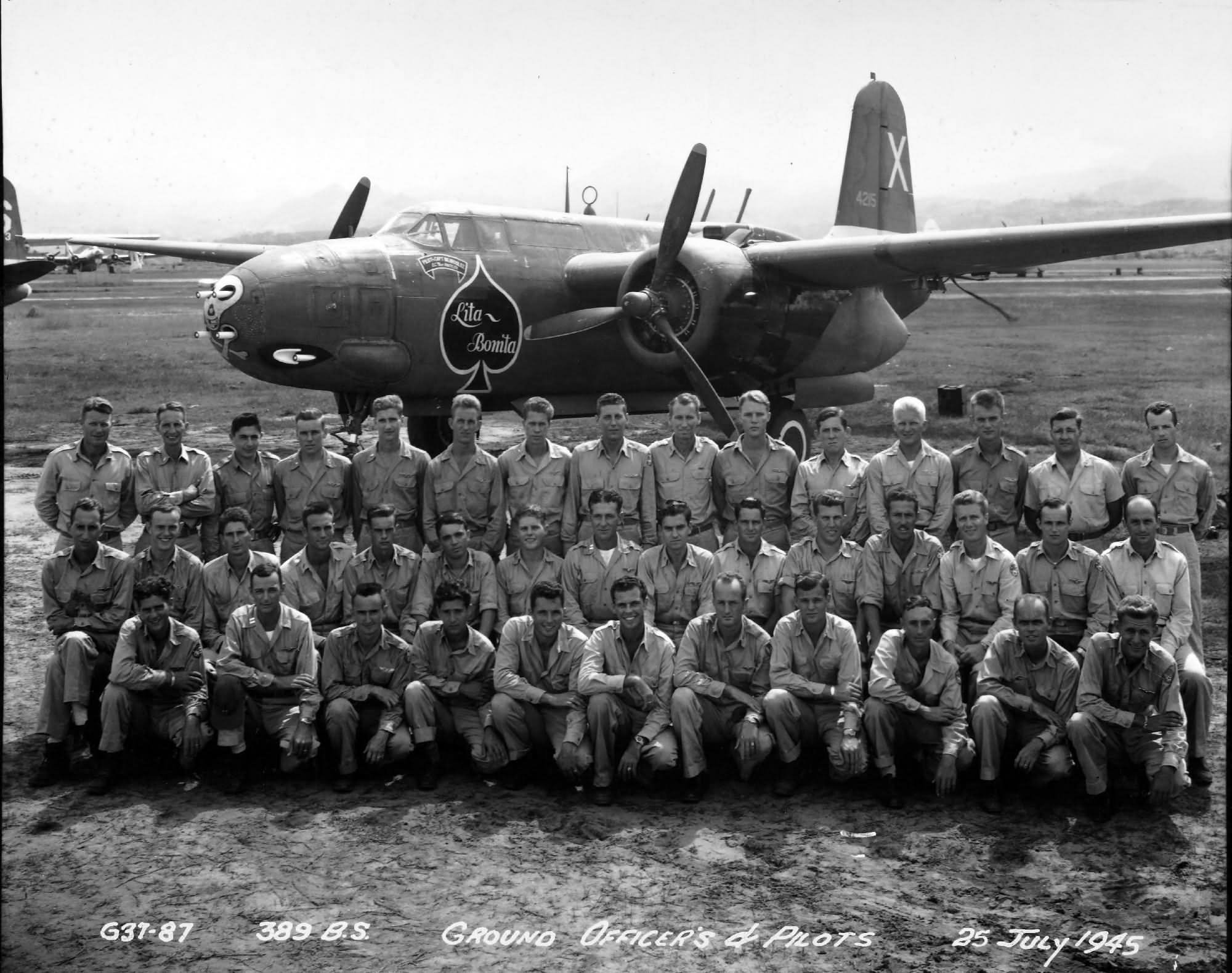 A-20H Havoc 44-215 of the 312th Bomb Group, 25 July 1945