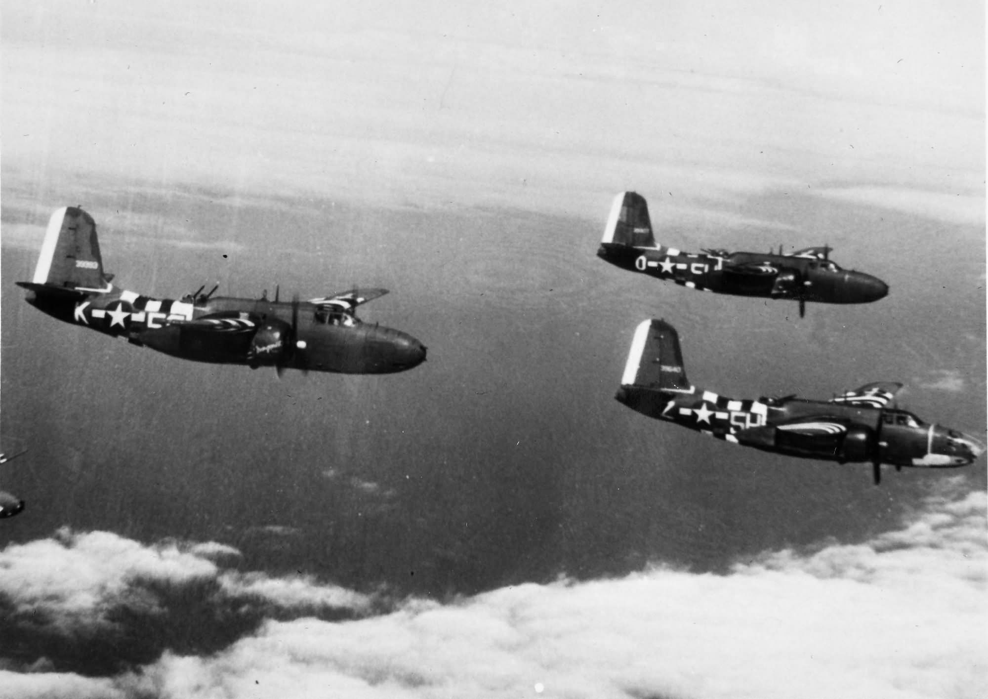 Havocs of the 416th BG, 668h BS in flght