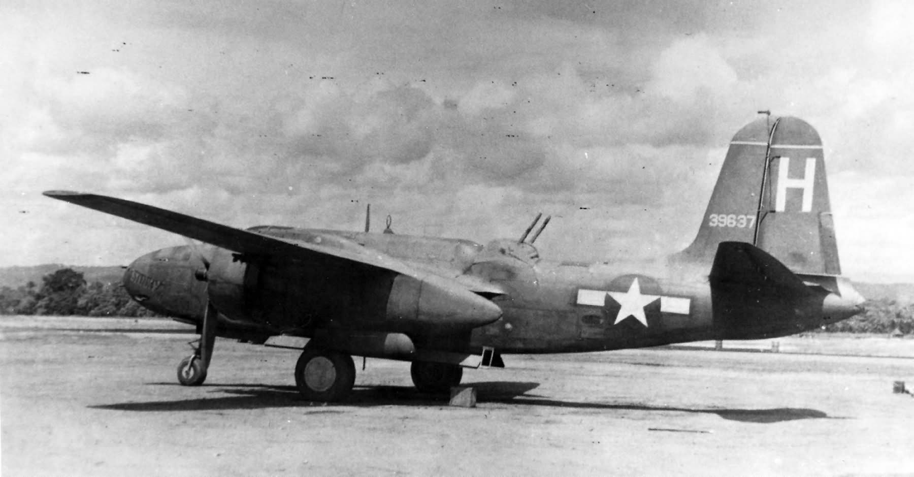A-20G 43-9637 of the 13th BS, 3rd BG