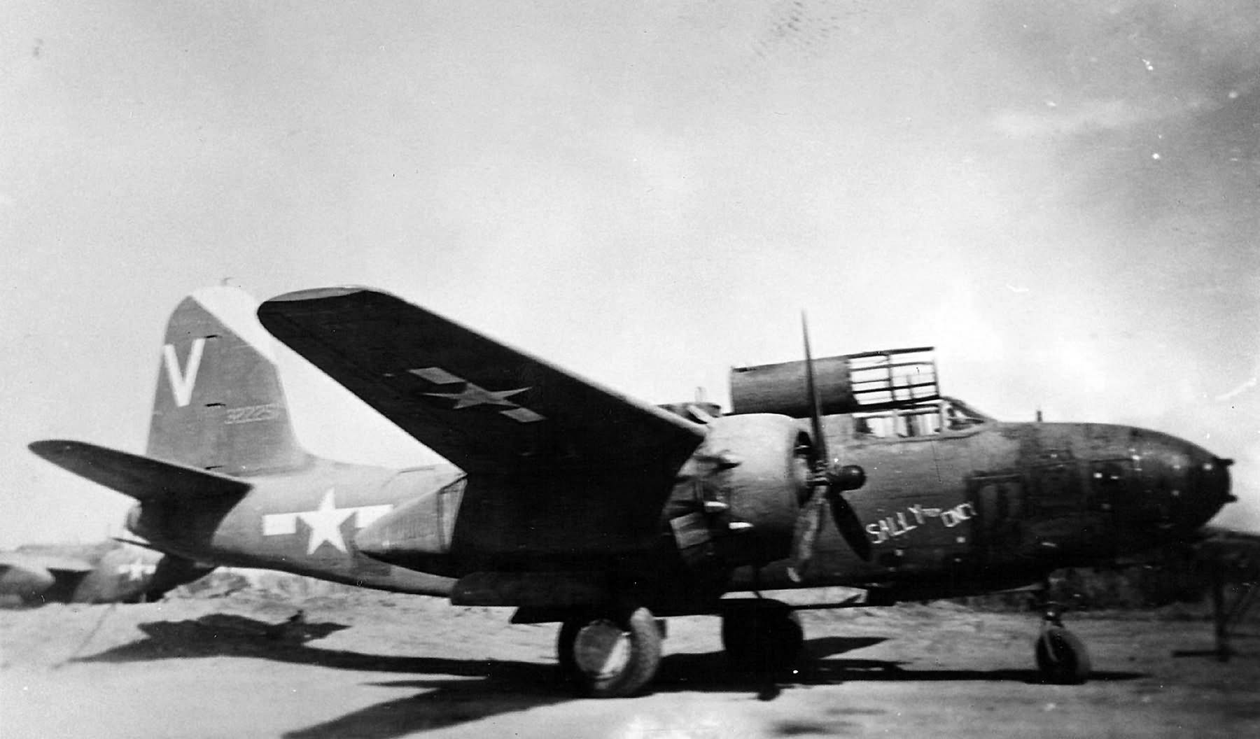 Douglas A-20G 43-22251 of the 674th BS, 417th BG