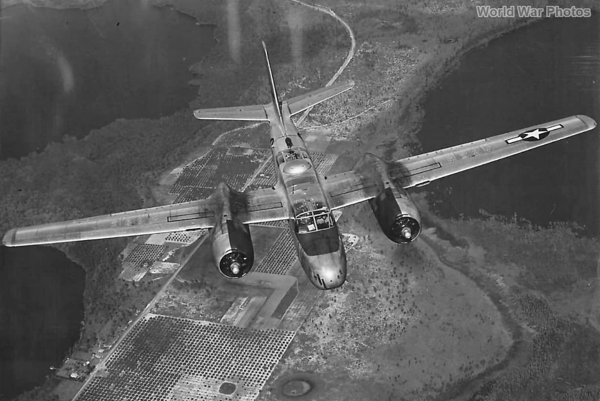 A-26 during Training Flight