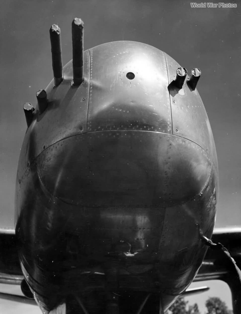 Nose Armament A-26 Invader Mitchel Field