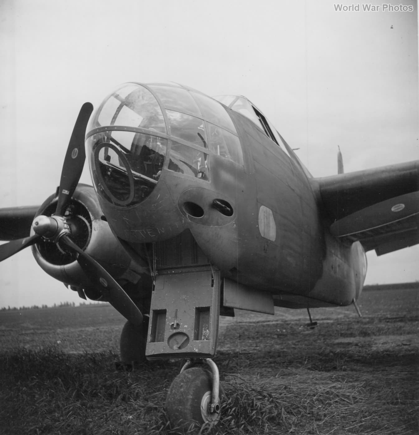 Douglas DB-7A nose view