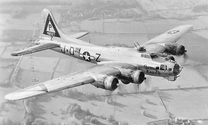 B-17G 44-8007 384 Bomb Group 545 bomb squadron SCREAMING EAGLE