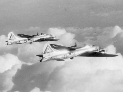 B-17G Flying Fortress bombers 384th Bomb Group