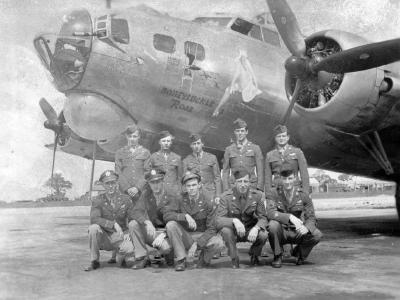 B-17 Crew Nose Art Honeysuckle Rose