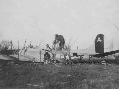 B-17 Flying Fortress of the 91st Bomb Group Belgium