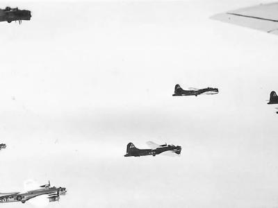 B-17 Flying Fortress Bombers of 384th Bomb Group