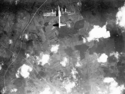 B-17 of the 490th Bomb Group Over Bielefeld Germany