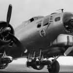 B-17G Flying Fortress carrying flying bombs