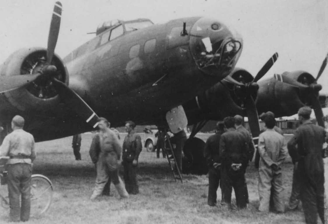 captured B-17F Flying Fortress