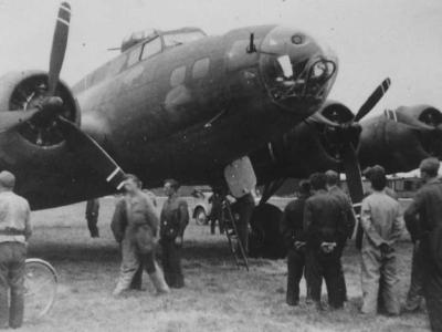 captured B-17F Flying Fortress