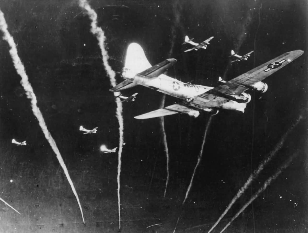 Boeing B-17 Flying Fortress „Miss Umbriago” 42-97187 of the 303rd Bomb Group 360th Bomb Squadron