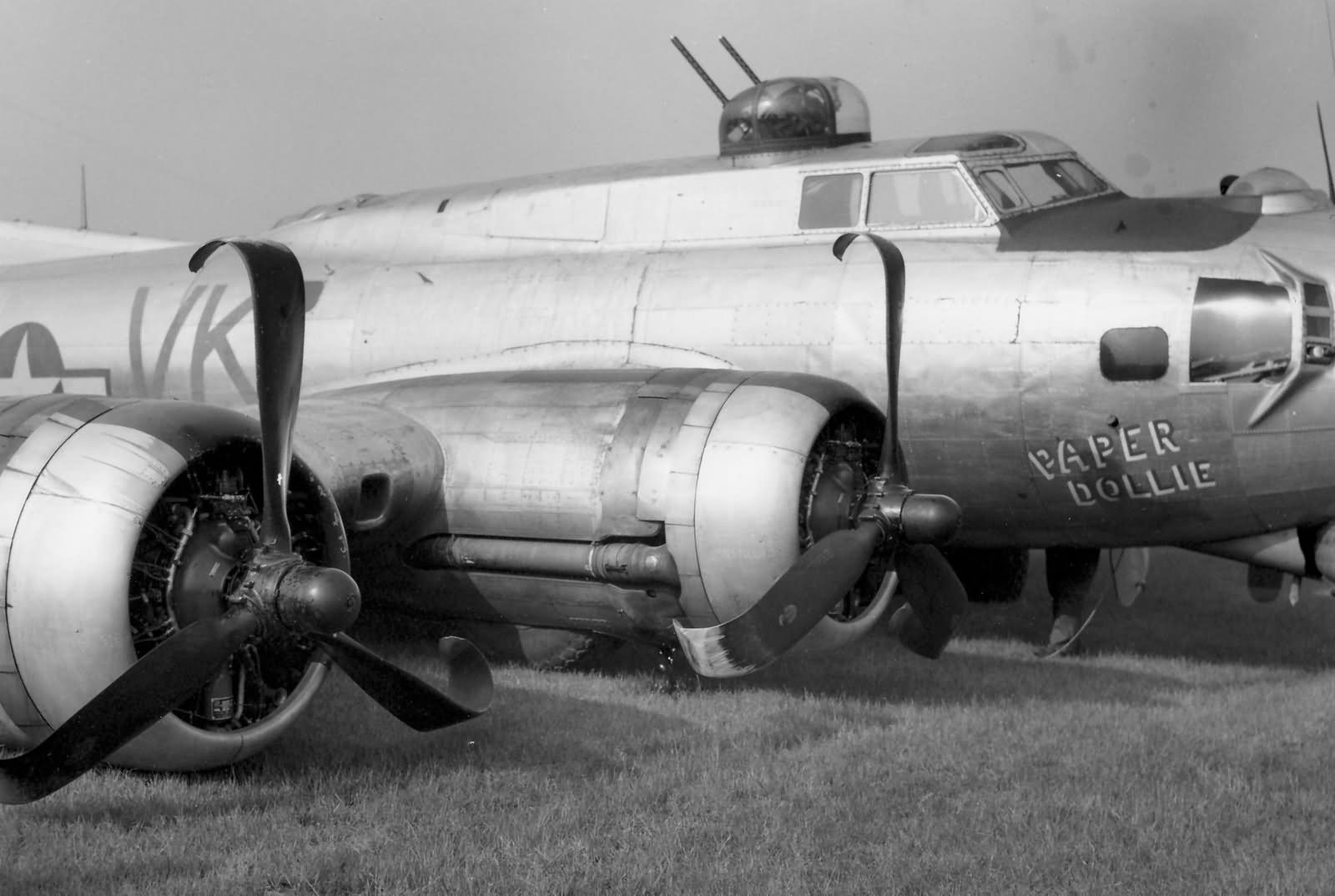 B-17G Flying Fortress 303 Bomb Group Crash 1944 Paper Dollie