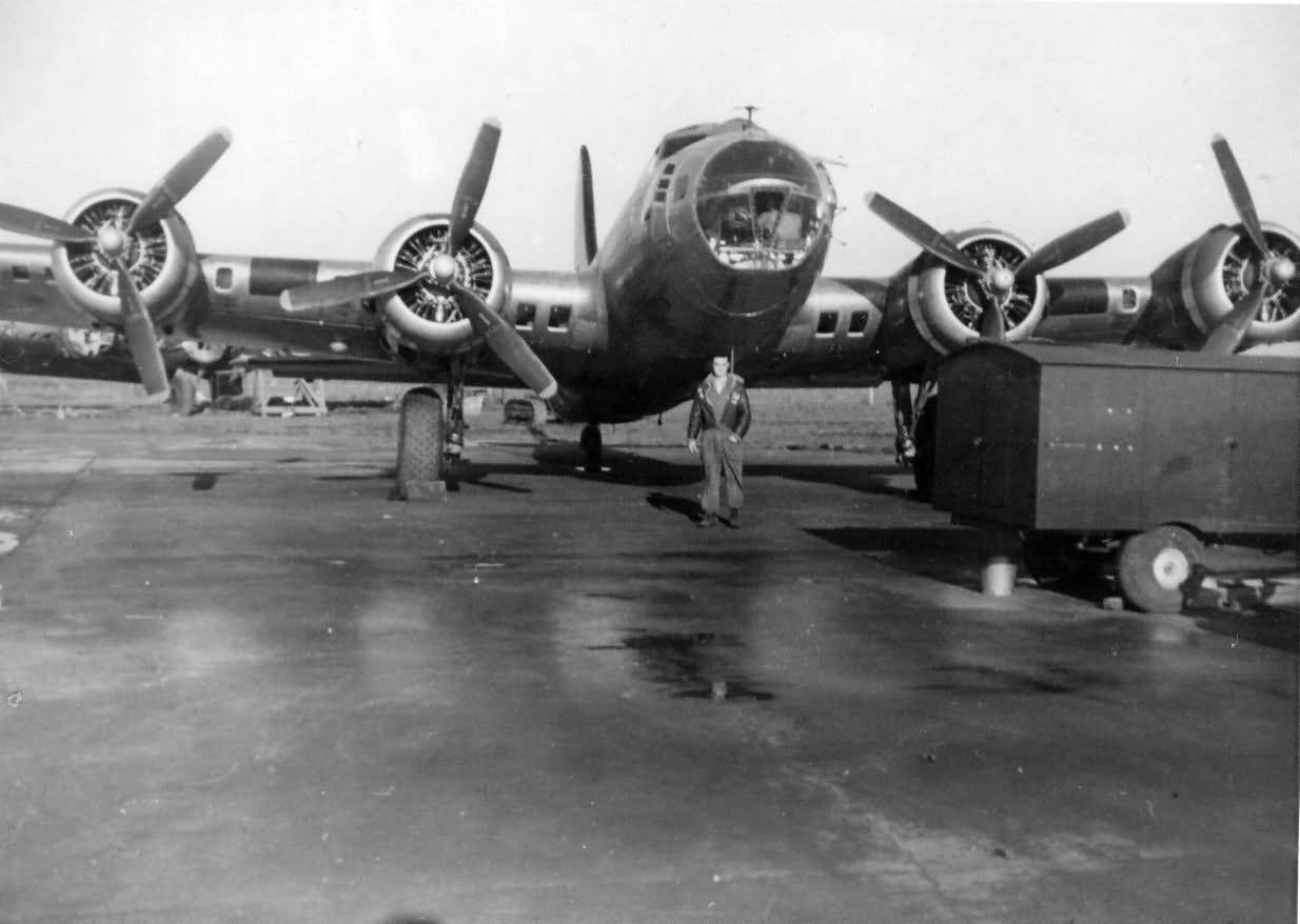 B-17G without turrets Alconbury Abbots Ripton Runway