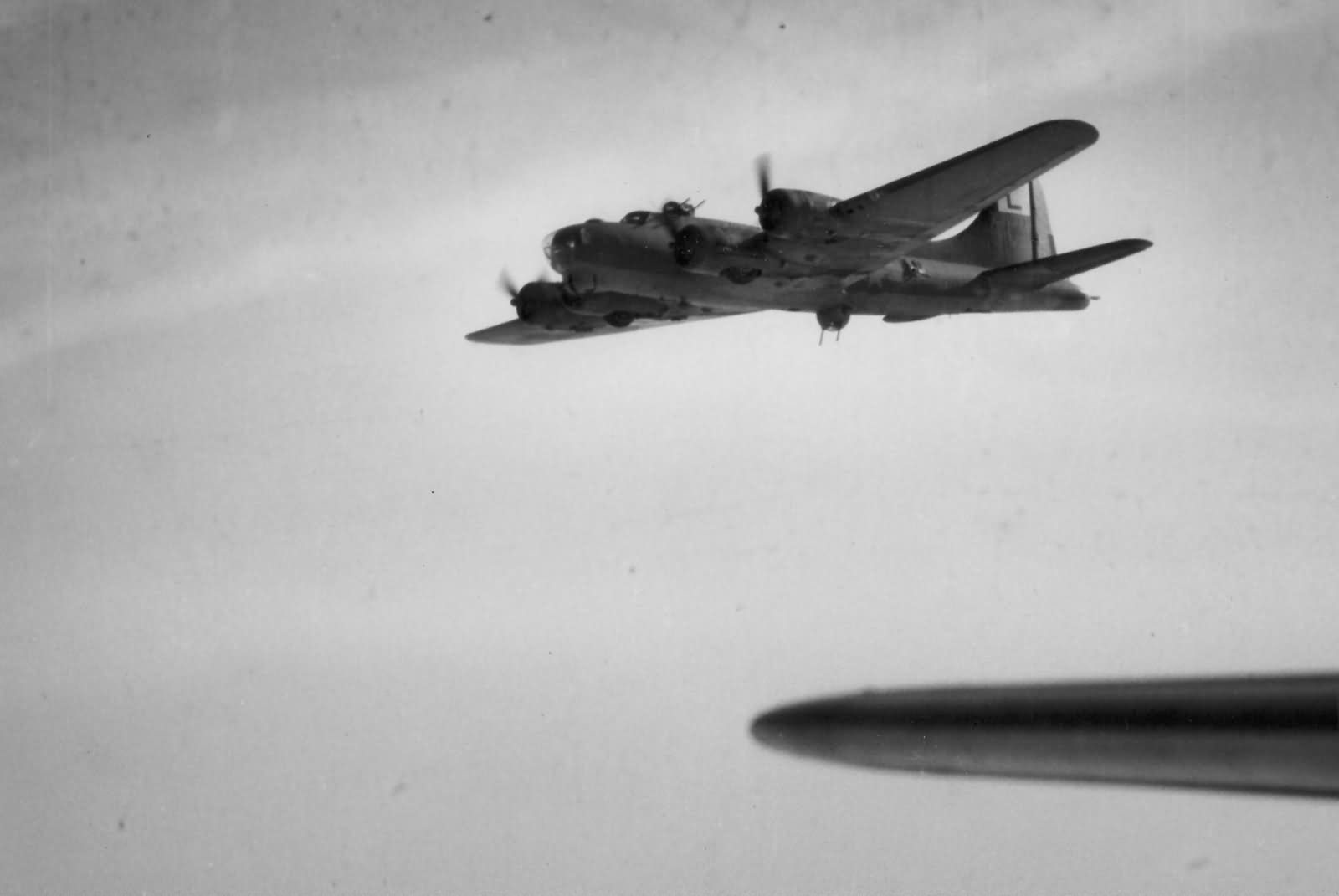B-17G of the 452nd Bomb Group Over Germany