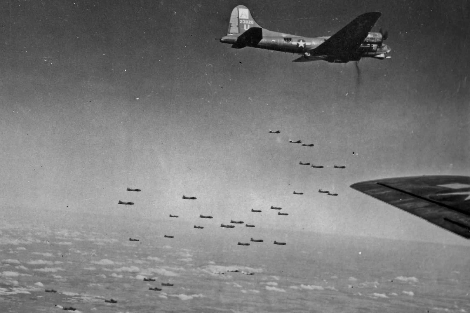 B-17 94th Bomb Group en route to Berlin in the spring of 1944