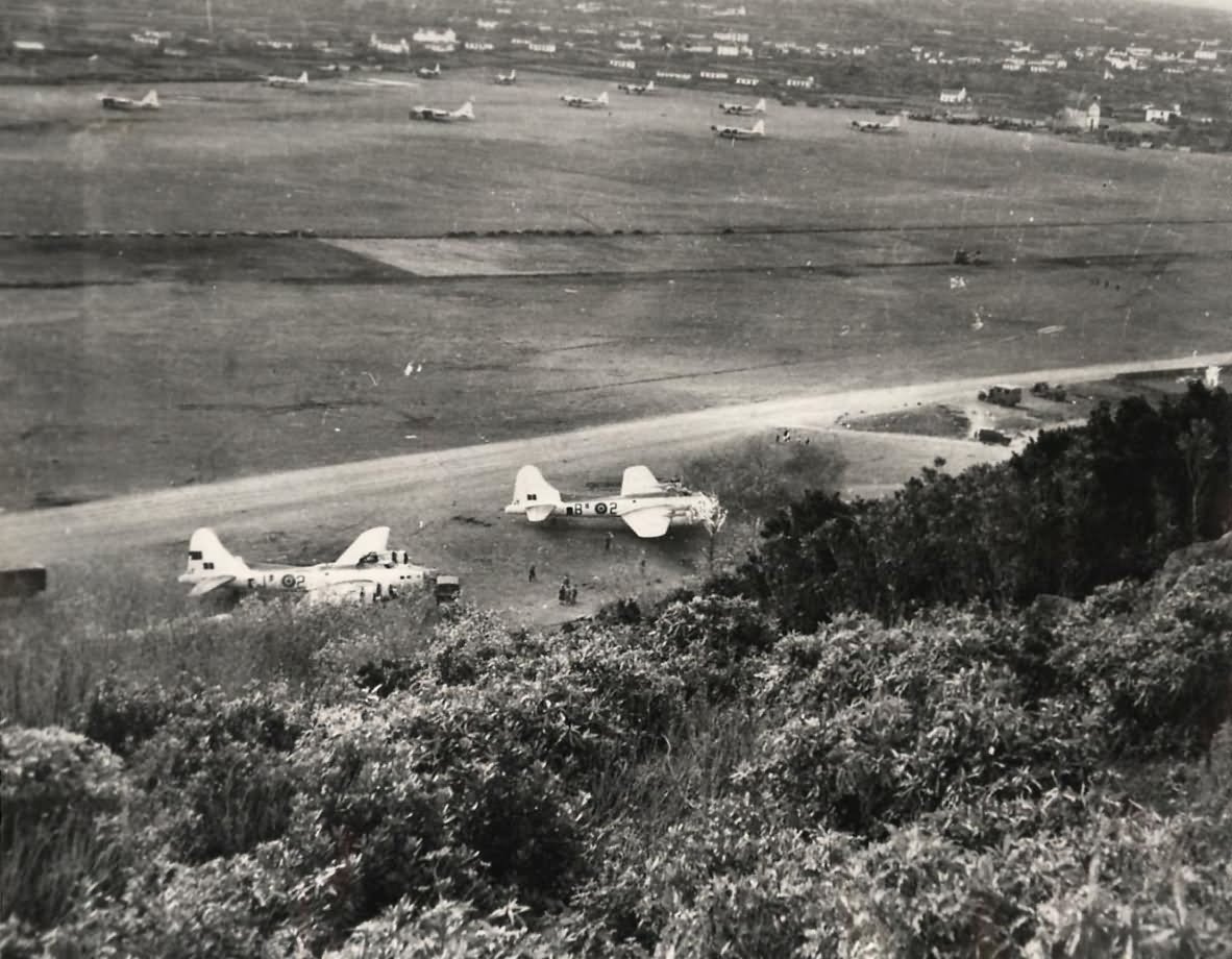 Boeing B-17 RAF Coastal Command Flying Fortresses at Azores Base
