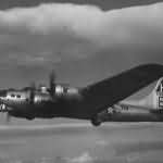 Boeing B-17 Flying Fortress of the 306th Bomb Group 367th Bomb Squadron 42-31172 In Flight