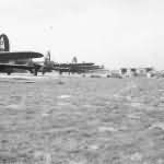 384th Bomb Group B-17 Flying Fortress Lined Up Ready for Take Off