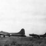 A pair of 19th Bomb Group B-17 Flying Fortress at Port Moresby in the fall of 1942