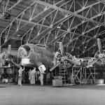 B-17G In The Maintenance Burtonwood Airfield England 2