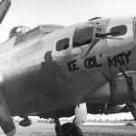 Boeing B-17G Nose Art Ice Col’ Katy of the 381st Bomb Group 534th Squadron