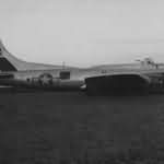 B-17 Flying Fortress „K” 42-107034 of the 457th Bomb Group 751st Bomb Squadron, „Rampant Pansy” crash landing November 1944