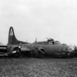 B-17 Flying Fortress Battle Damaged 379th Bomb Group Flying Fortress 42-29891