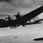 B-17 Flying Fortress Bomber From Operational Training Unit Drops Bomb 396th Bomb Group