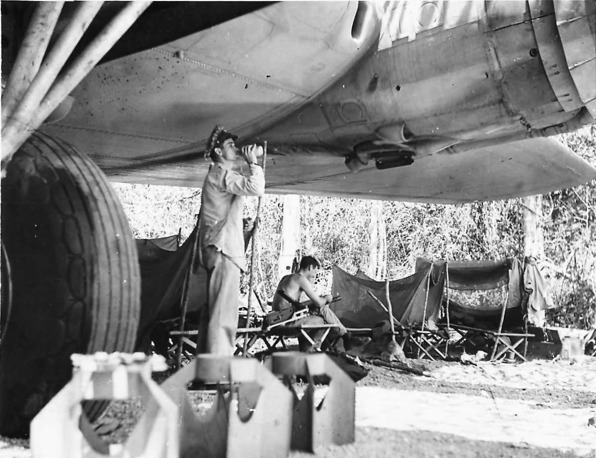 B-17 41-24537 Talisman of 5th AF 43rd BG, 63rd BS at Mareeba