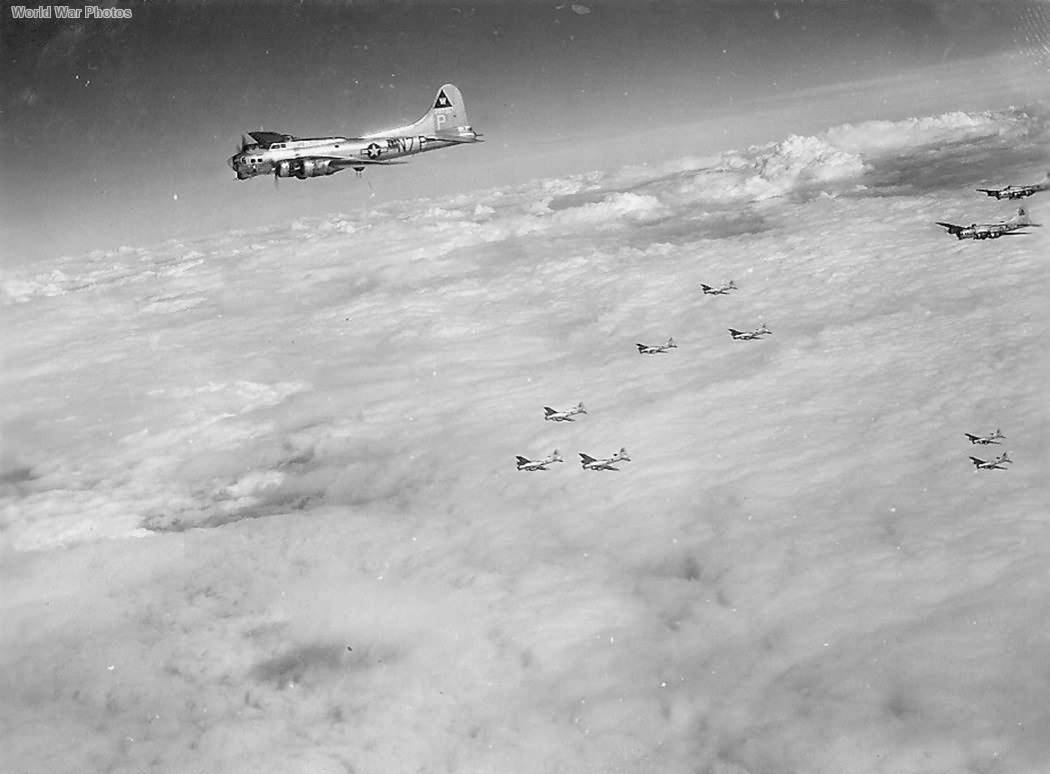 398th Bomb Group B-17 en-route to target 2