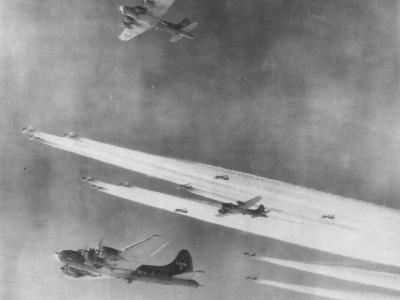 551st BS 385th BG B-17 42-30836 raid on Brunswick