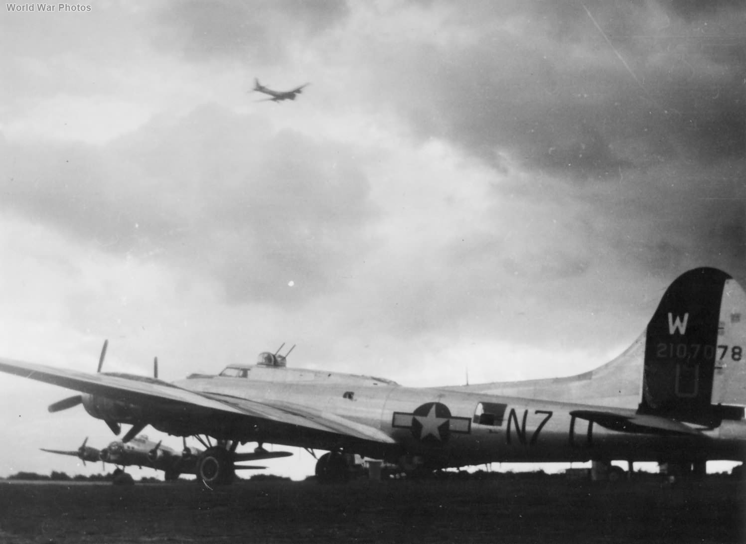 B-17G 42-107078 N7-U of the 398th BG, 603rd BS