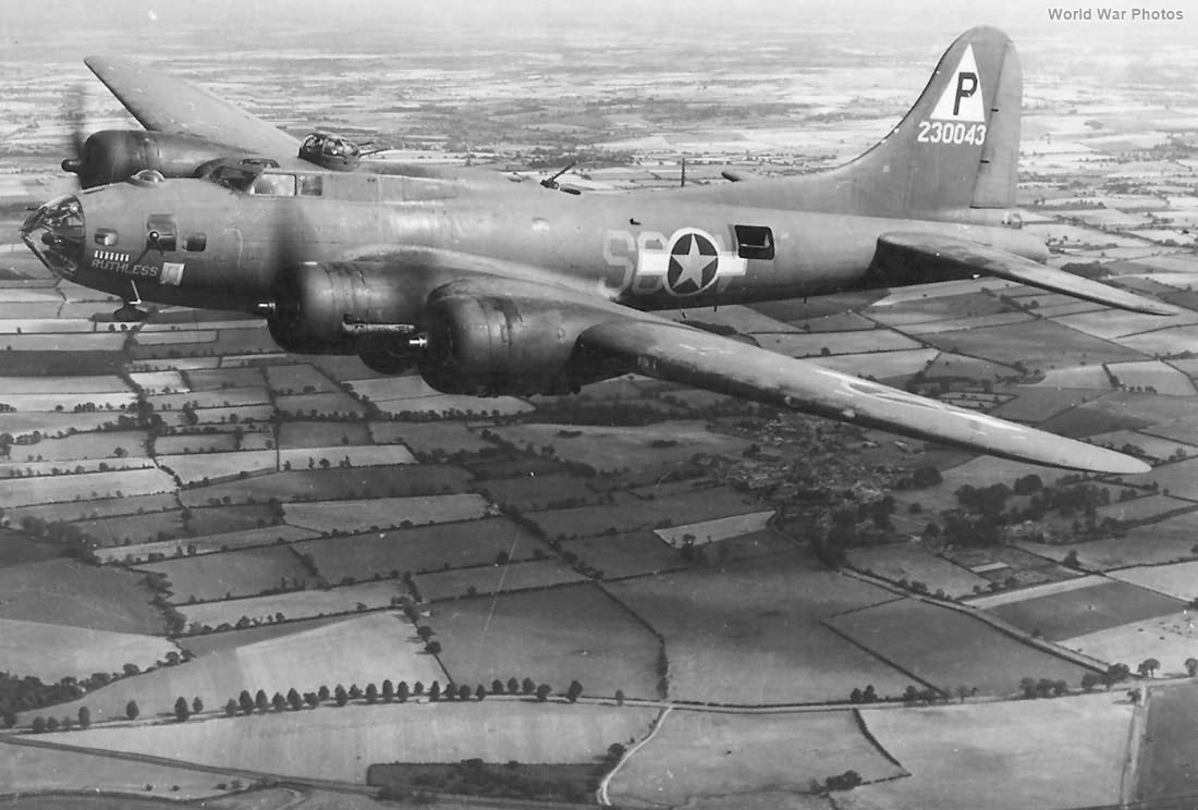 B-17F 42-30043 SO-V „RUTHLESS” of the 384th BG