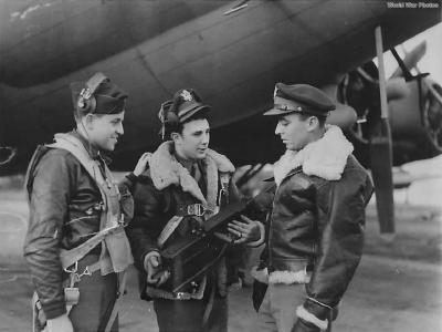 Lt John Richey pilot of the 385th BG