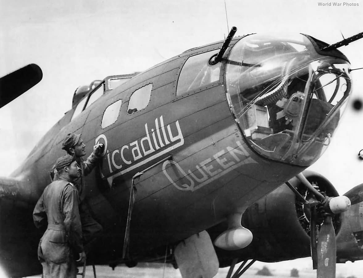 B-17F 42-30251 Piccadilly Queen of the 385th BG, 549th Squadron