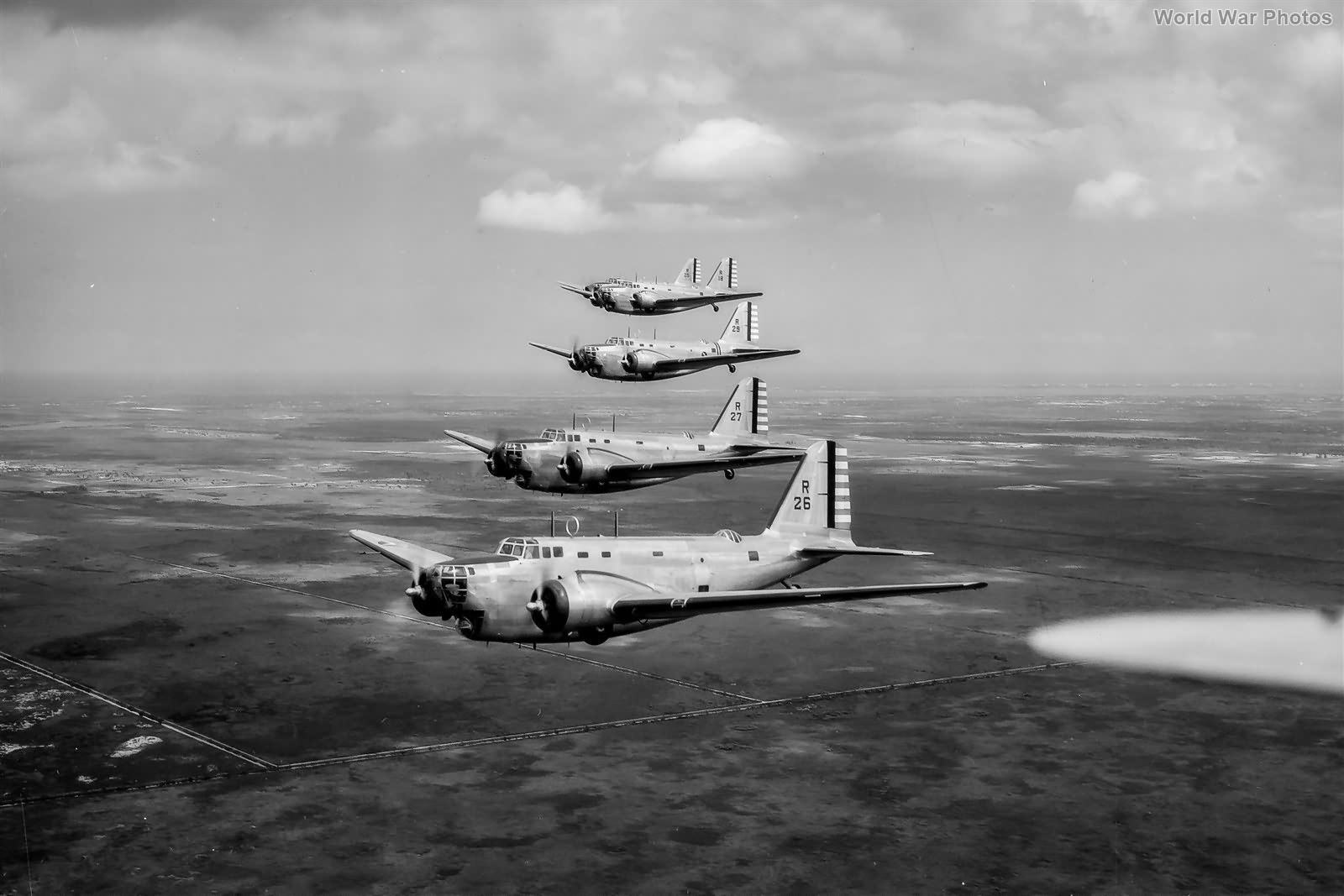B-18A over Langley Virginia 5 April 1940
