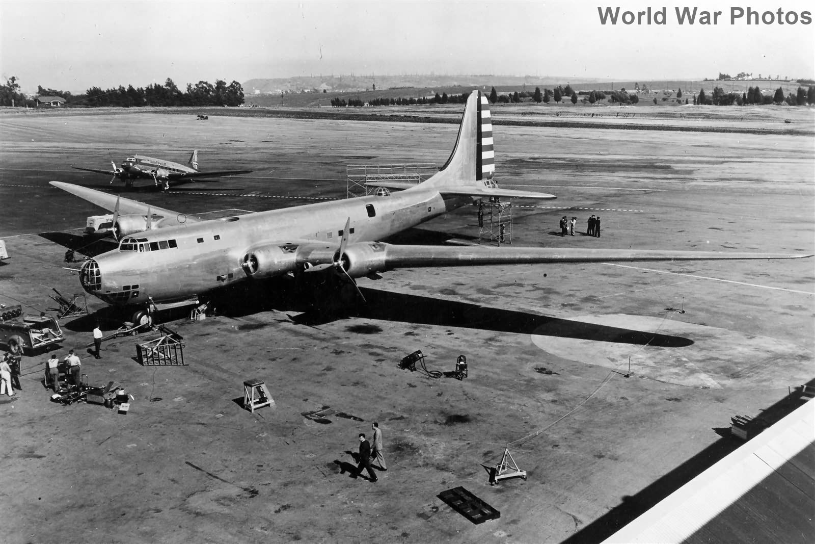 XB-19 on the ground